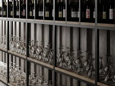 Wine Cellar - Home Furniture 02 3D model