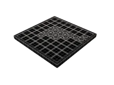 Reversi v1 002 Low-poly 3D model