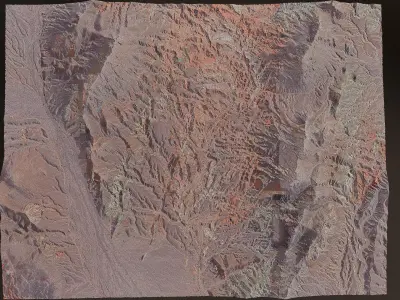 Arid Landscape 4 - Scan 3D model