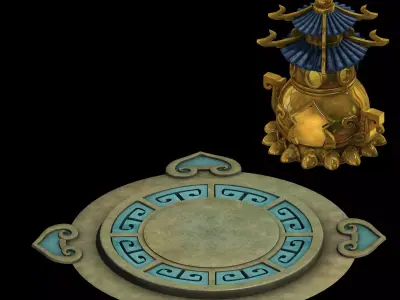 Gang - Decorative Incense Burner 01 3D model