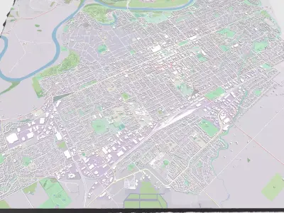 Cityscape Beer Sheva Israel  3D model