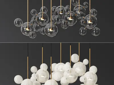 Giopato  Coombes Bolle Zigzag 14 and 24 and 34 Bubbles Set 3D model