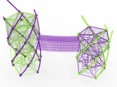 Berliner DNA Tower 3D model