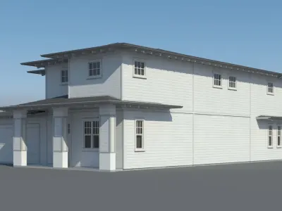 Family House 007 3D model