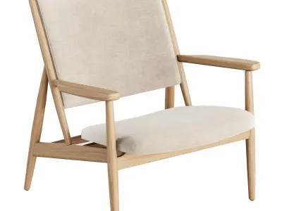 Summit Lounge Chair by Ariake Low-poly 3D model