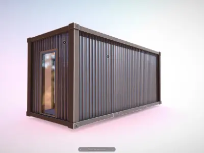 Archicad 24 Editable House Shipping Container UPD Low-poly 3D model