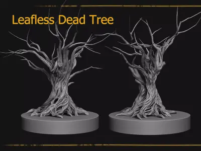  Leafless Dead Tree 3D High-Poly 3D model 3D model
