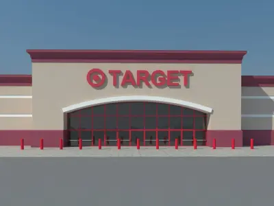 Target Retail Store 3D model