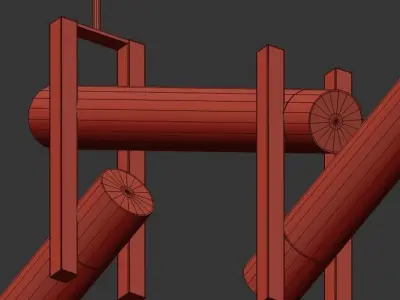 BAMBOU HORIZONTAL 3D model