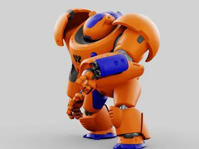 BATTLE DROID FELIX RIGGED 3D model