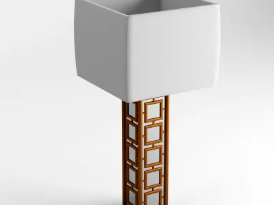 Lamp art deco 2 3D model