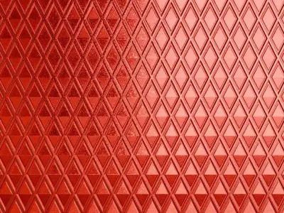 Red Metal Pattern Diamond PBR Seamless Texture