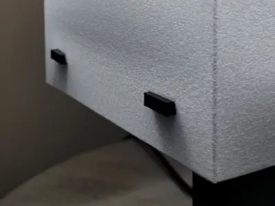 Wavy Floating Cube Modern Lamp 3D print model 3D print model