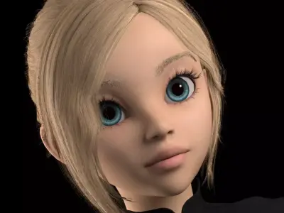 ATHENA - Sci Fi Female 3D model