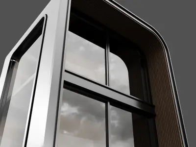 MODERN BARN HOUSE NO36 A 3D model