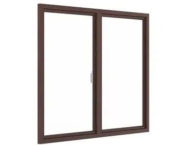 Wooden Window 05 3D model
