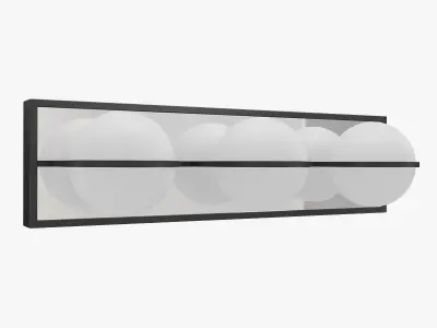 Pearl LED Bath Vanity Wall Light Collection 3D Model Pack