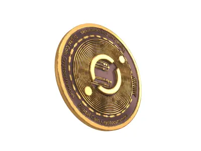 ICON Coin v3 002 Low-poly 3D model