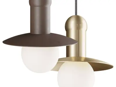 Workstead Orbit Cord Pendant 3D model