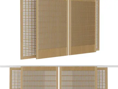 sliding doors 3D model