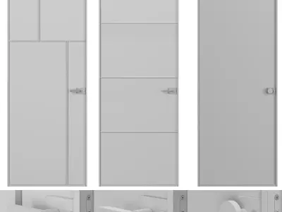 Glas Italia Sherazade interior doors 3D model