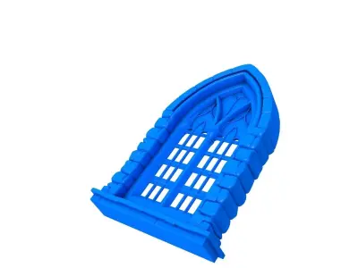 Gothic Arch - arch - arch stl - Gothic Arch Border - Frame  3D print model