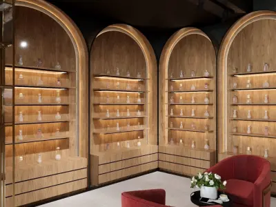 PERFUME SHOP 3D SCENE 3D model