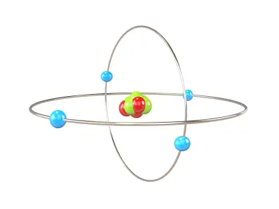 Beryllium Chemical Element v2 002 Low-poly 3D model