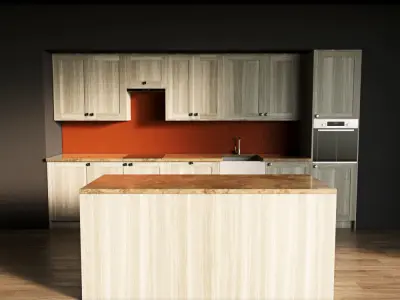 10-Kitchen10 texture 1 3D model