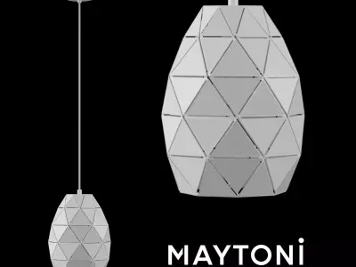 Pendant Louvre MOD199-PL-03-W Maytoni Modern Free 3D model