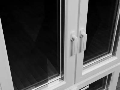 Modern Window Low-poly 3D model