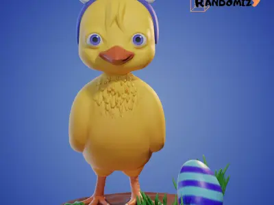 Pyogi Easter Little Chicken 3D print model