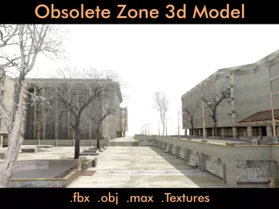 Obsolete Zone- 3d Model 3D model