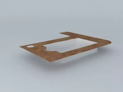 Terrace pool Free 3D model