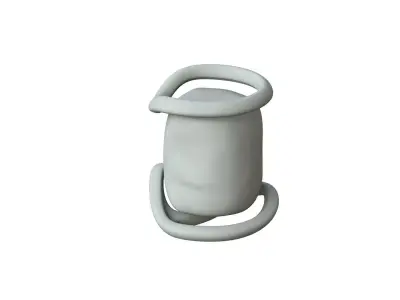 SciFi Shape Object Low Poly 124 Low-poly 3D model