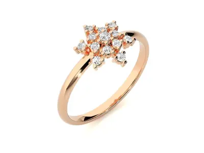 Women ring 3D print model 84