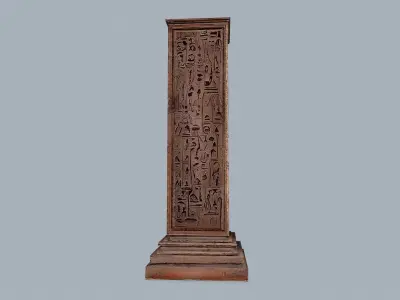 monolith Low-poly 3D model