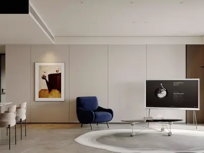 Modern living room 3D model