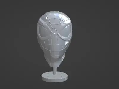 Spider-Man Head Sculpt - High-Detail 3D Model for Printing 3D print model