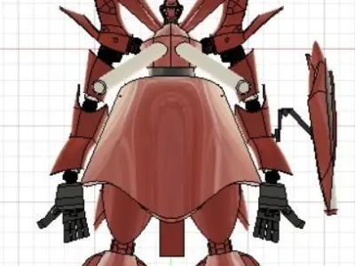 Juggernaut Gundam 3D print model