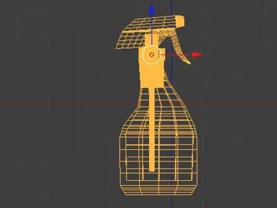 Bottle Spray V 1 3D model