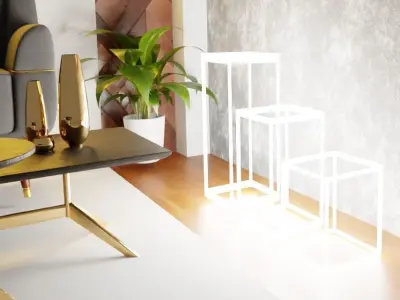 blender3d design office 3D model