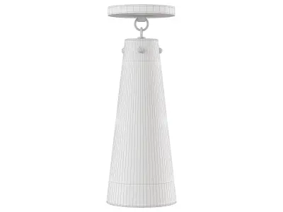 Alabaster Flush Mount 3D model