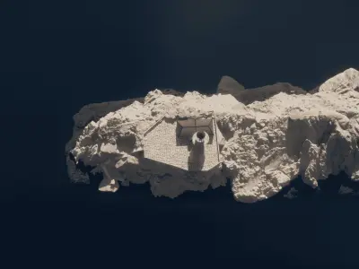 Grebeni Landmark Digital Twin 3D model