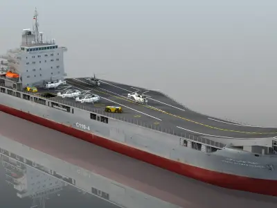  Iranian drone carrier IRIS Shahid Bagheri C110-4 