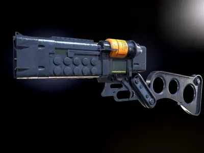 Laser pistols Fallout 3D model