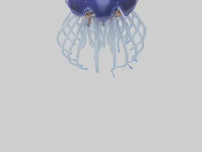 Robot version of a robot jellyfish model 3D model
