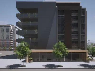 Modern Office Building Revit and Twinmotion 3D model