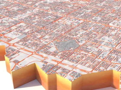 Chandigarh Punjab India 3D model