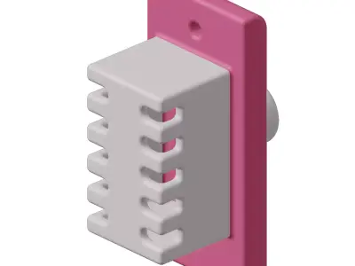 Baby Electrical Fan Regulator Toy 3D model